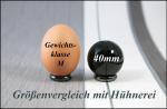 Naturfarbener Achat mit Herz - M
